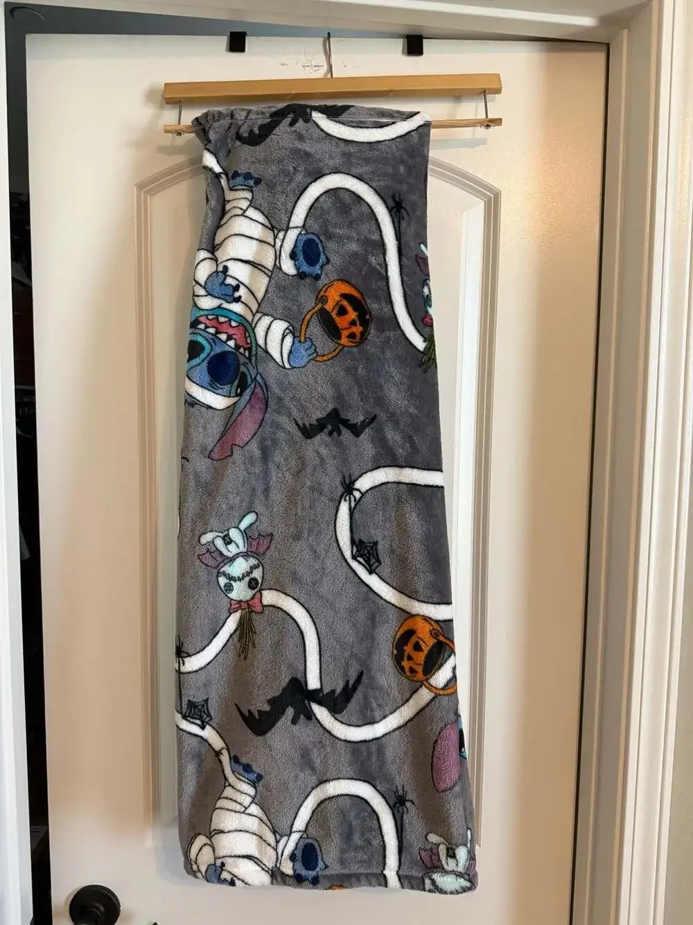 Disney Lilo & Stitch Halloween Mummy Costume Plush Throw Blanket 50 in x 70 in